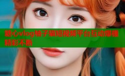 糖心vlog柚子猫短视频平台互动爆棚精彩不断