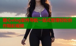 糖心vlog软件导航一站式管理轻松创作精彩视频