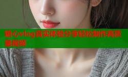 糖心vlog真实体验分享轻松制作高质量视频