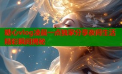 糖心vlog凌晨一点独家分享夜间生活精彩瞬间揭秘