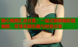 糖心视频汇总合集：一站式获取精彩短视频，尽享无限乐趣与创意分享