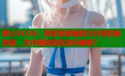 糖心VLOG：探索视频编辑与分享的新高度，文件删除困扰如何破解？