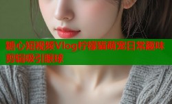 糖心短视频Vlog柠檬猫萌宠日常趣味剪辑吸引眼球