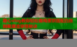糖心vlog教你轻松做鸡蛋饼搭配白丝筒靴潮流穿搭秘诀