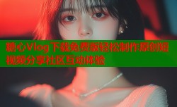 糖心Vlog下载免费版轻松制作原创短视频分享社区互动体验