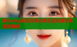 糖心vlog阿月日常记录生活点滴分享美好瞬间