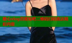 糖心vlog百度贴吧二维码扫码直达精彩内容