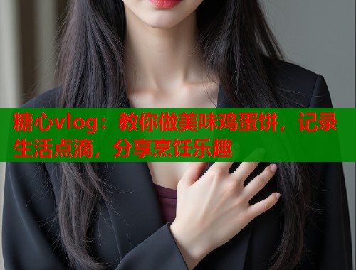 糖心vlog：教你做美味鸡蛋饼，记录生活点滴，分享烹饪乐趣  第1张