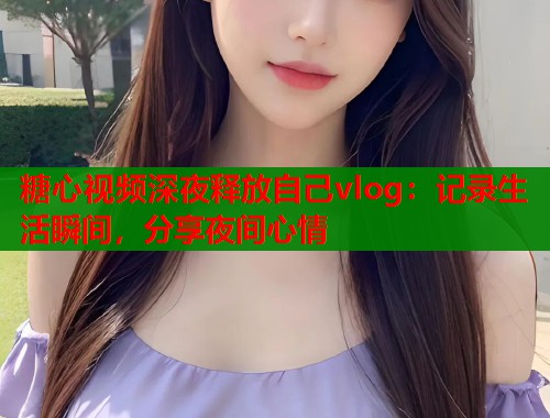 糖心视频深夜释放自己vlog：记录生活瞬间，分享夜间心情  第1张