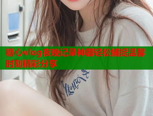 糖心vlog夜晚记录神器轻松捕捉温馨时刻精彩分享  第2张