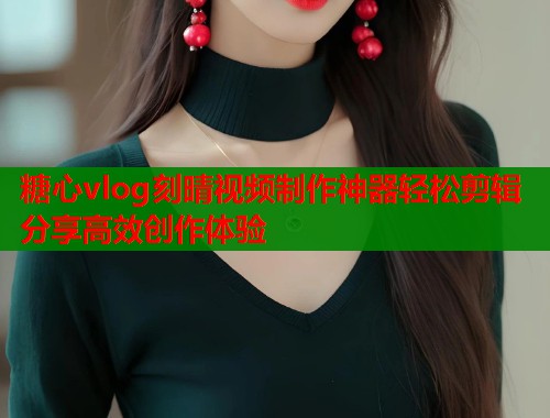 糖心vlog刻晴视频制作神器轻松剪辑分享高效创作体验  第1张