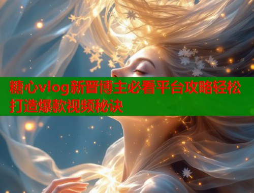 糖心vlog新晋博主必看平台攻略轻松打造爆款视频秘诀  第1张