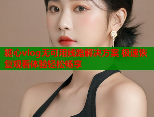 糖心vlog无可用线路解决方案 极速恢复观看体验轻松畅享  第1张