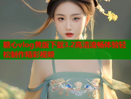 糖心vlog黄版下载3.2高清流畅体验轻松制作精彩视频  第1张