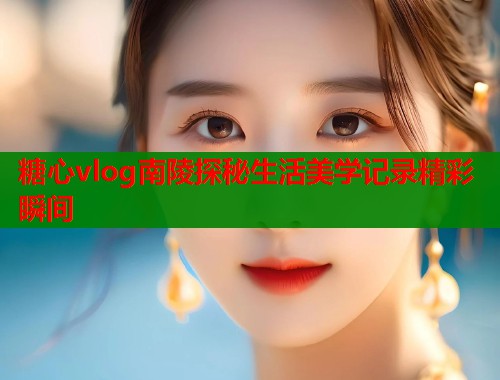 糖心vlog南陵探秘生活美学记录精彩瞬间  第1张