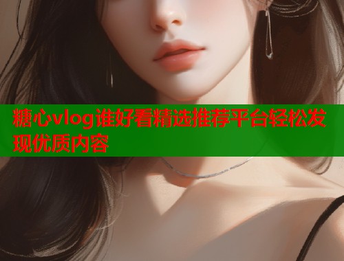 糖心vlog谁好看精选推荐平台轻松发现优质内容  第1张