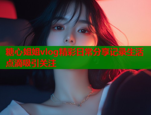 糖心姐姐vlog精彩日常分享记录生活点滴吸引关注  第1张