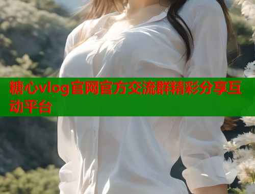 糖心vlog官网官方交流群精彩分享互动平台  第1张