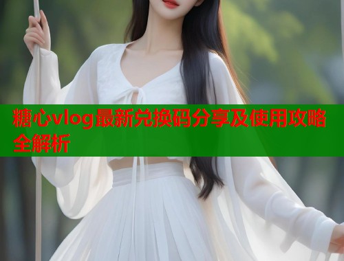 糖心vlog最新兑换码分享及使用攻略全解析  第2张