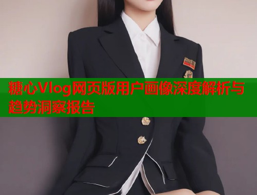 糖心Vlog网页版用户画像深度解析与趋势洞察报告  第1张