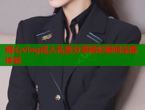 糖心vlog成人私密分享精彩瞬间深度体验  第1张